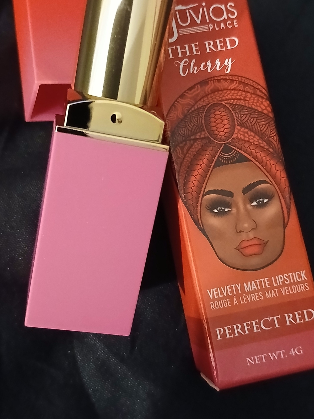Juvia's Place Velvety Matte Lipstick - Pink (Shade Perfect Red)